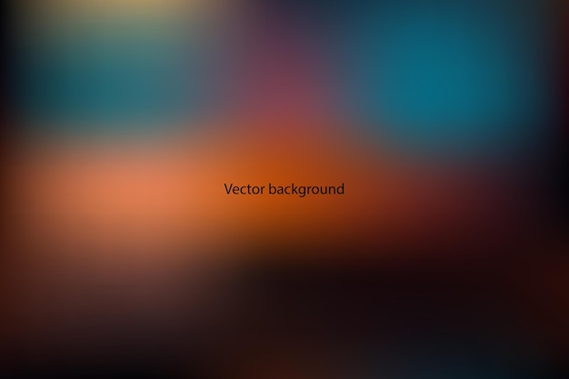 Abstract Blurred Gradient Background with Orange Blue and Brown Tones