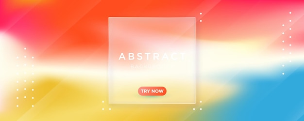 Abstract blurred gradient colourful pattern in holographic rainbow color style