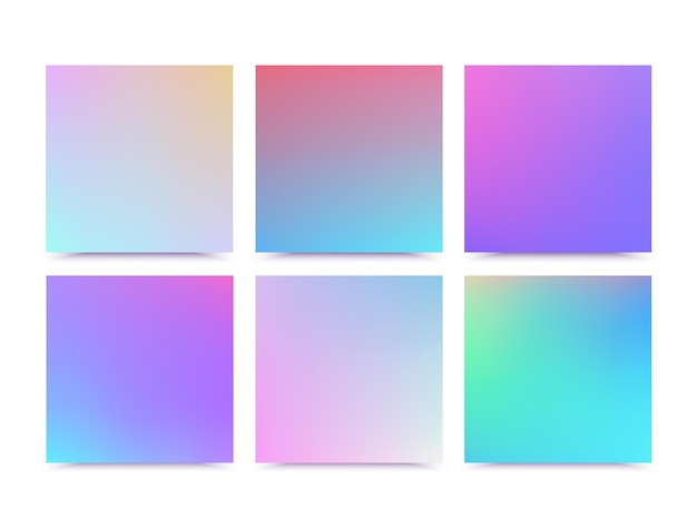 Abstract blurred gradient mesh background in bright beautiful colors