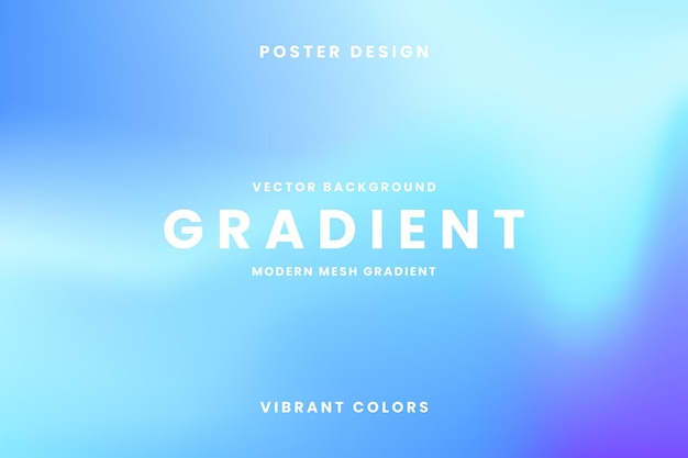 Abstract blurred gradient mesh background in bright multi-color. colorful smooth banner template.