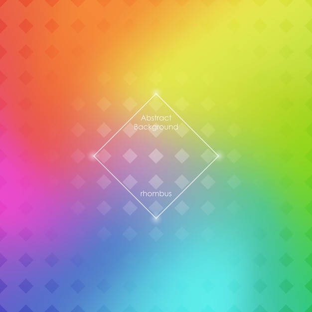 Вектор Абстрактный размытый фон градиентной сетки в ярких цветах радуги