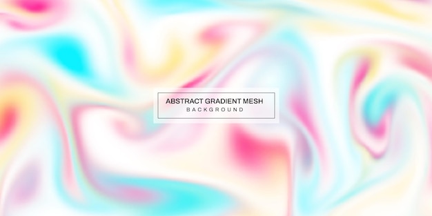 Vector abstract blurred gradient mesh background