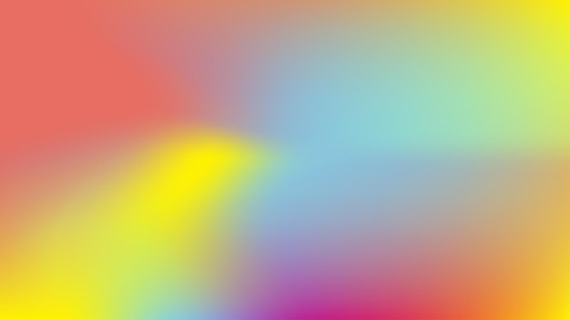 abstract blurred gradient mesh tools yellow blue and red color mix background illustration