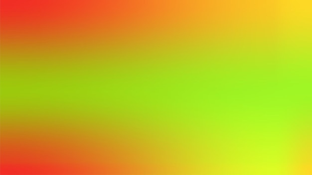 Abstract blurred gradient red yellow and green background illustration