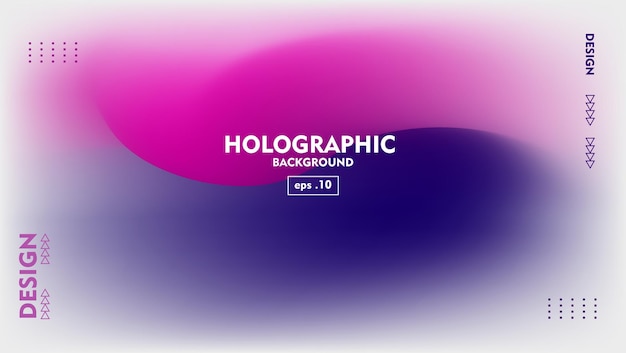 Abstract blurred holographic background