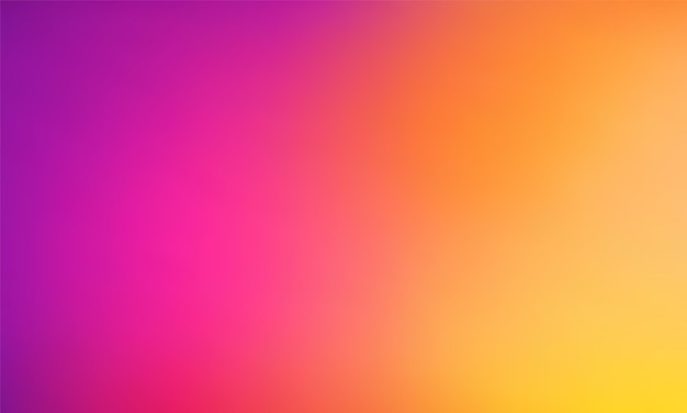 Abstract Blurred magenta purple yellow orange magenta purple background Soft gradient backdrop