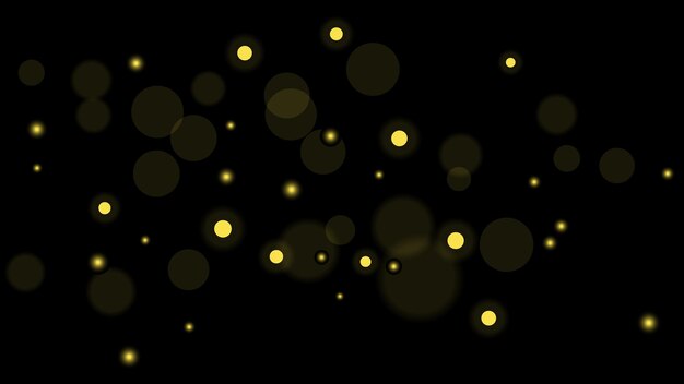 Fondo astratto del bokeh per la progettazione dell'insegna. decorazione di festa del bokeh di natale. effetto luce incandescente. illustrazione vettoriale.