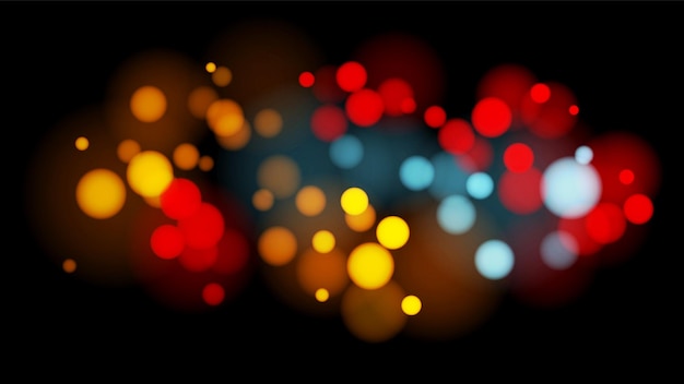 Abstract bokeh light illustration background