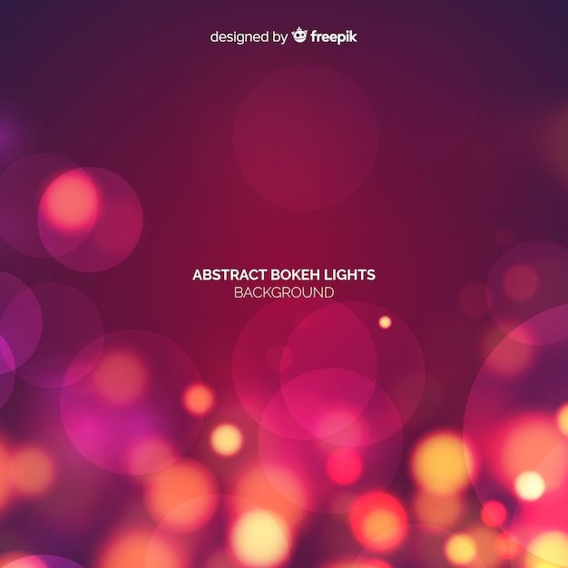 Vector abstract bokeh lights bakground