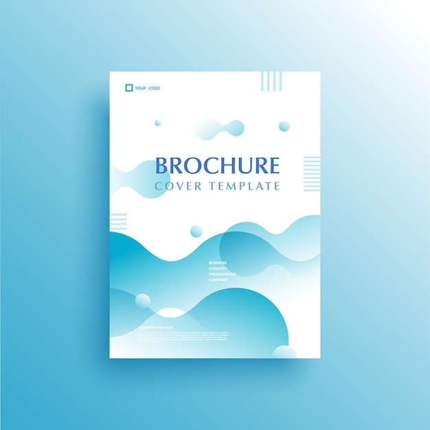 Abstract book cover design brochure flyer template