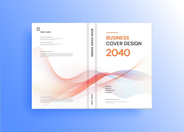 Vettore abstract book cover design brochure flyer template