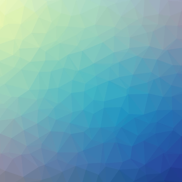 Abstract bright blue polygonal background