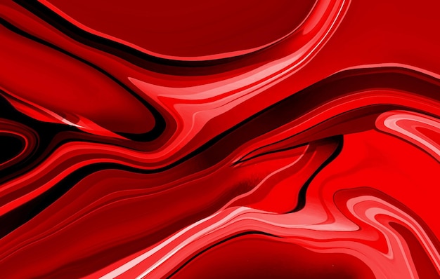 Vector abstract bright glossy liquid texture background with redcolor