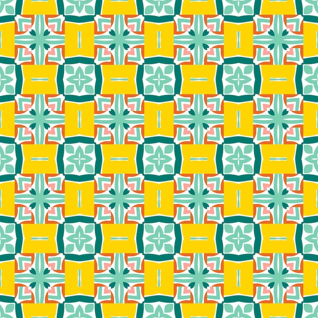 Abstract bright modern geometric seamless pattern. art deco geo background. popular tile infinity