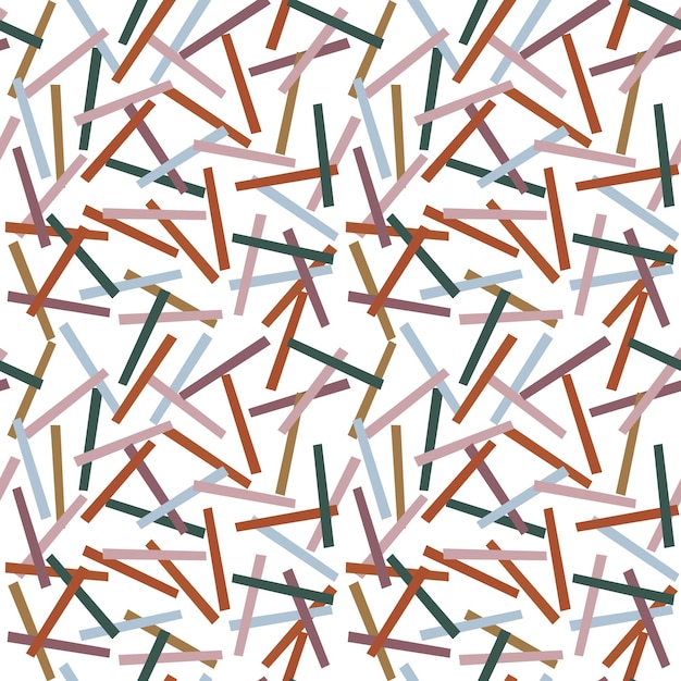 ベクトル 混沌とした線の抽象的な明るいパターン