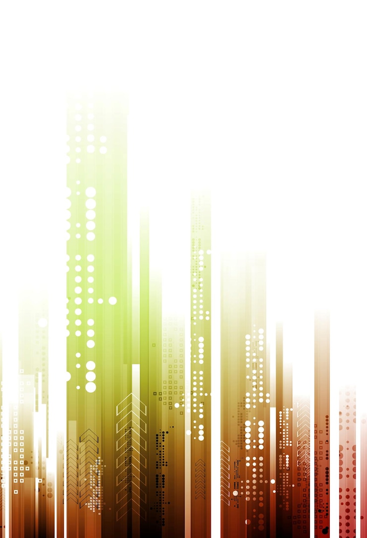 Vector abstract bright tech geometry background