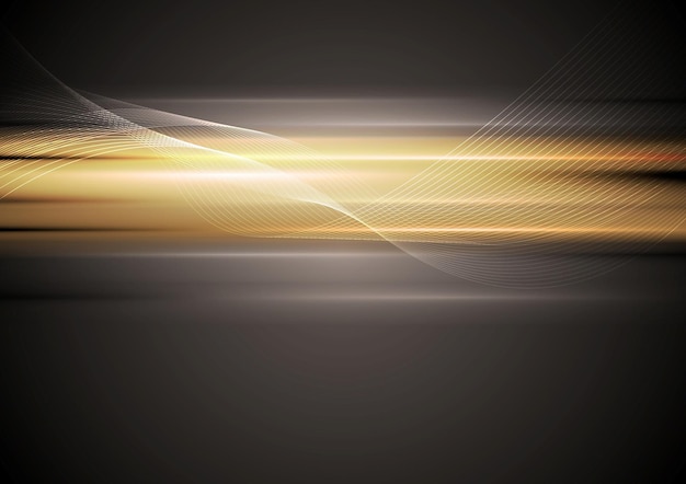 Abstract bright vector glowing background