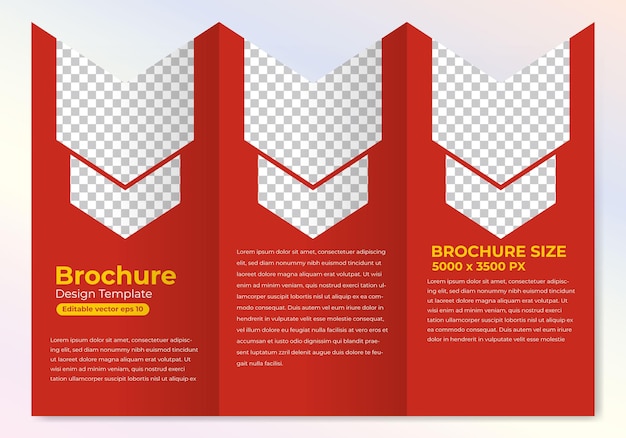 Vector abstract brochure design template vector