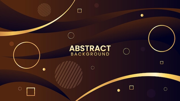 Abstract Brown Background Vector Design Template