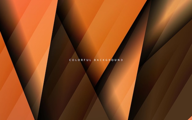 Vector abstract brown overlap layer background vector