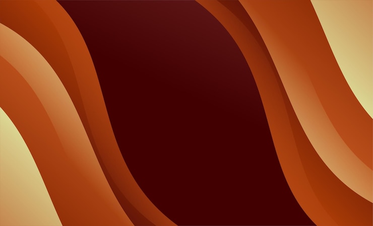 Vector abstract brown waves background