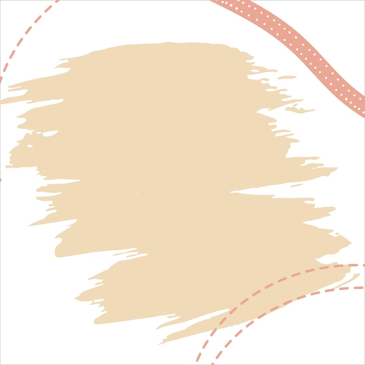 Vector abstract brush stroke background abstract pastel colors spots brush lines on a white background