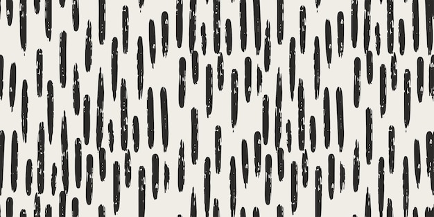 추상 브러시 스트로크 그림 원활한 패턴 그림 현대 페인트 라인 배경