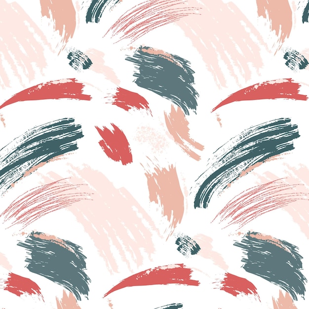 Vector abstract brush stroke pattern