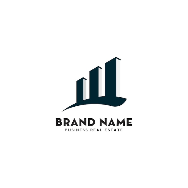 Abstract building real estate logo design skyline city logo ideas icon apartment company business