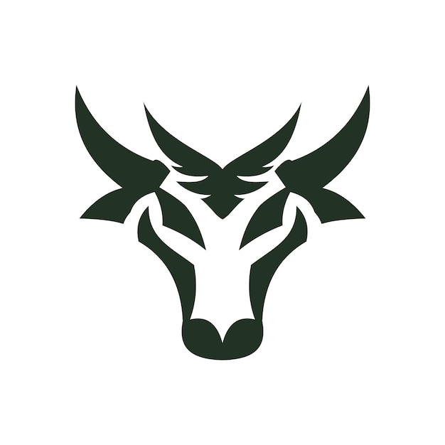 Abstract bull logo vector illustrations design icon logo