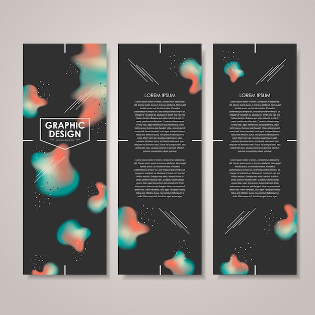 Abstract business banner template