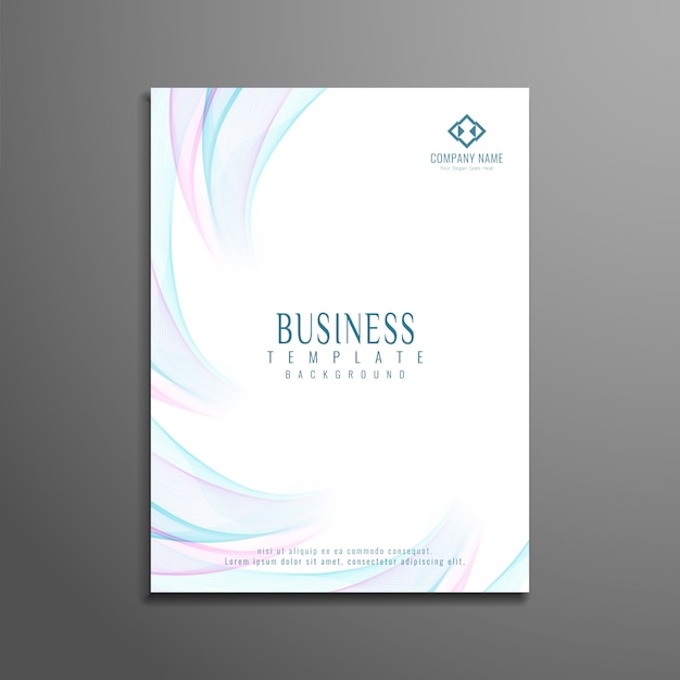 Abstract business brochure design