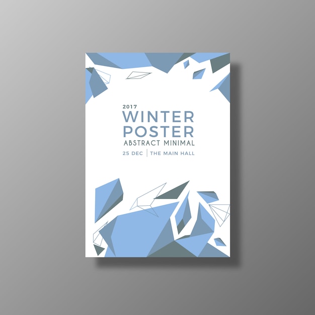 Vector abstract business brochure