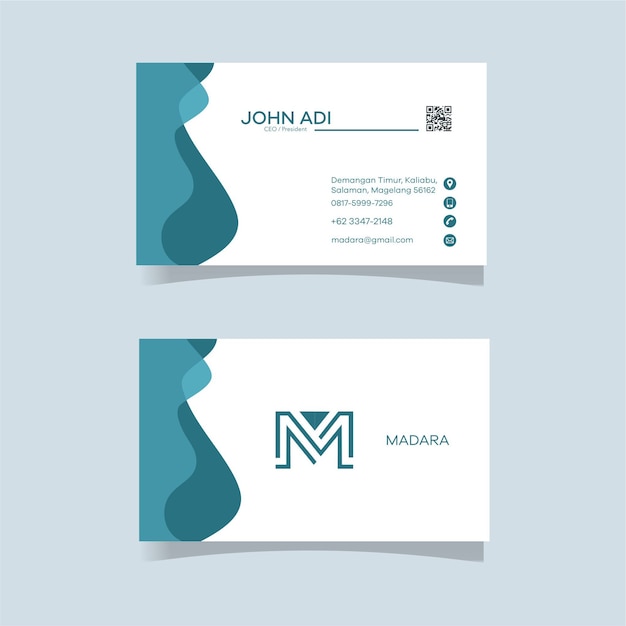 abstract business card design