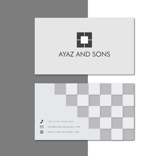 Abstract business card design