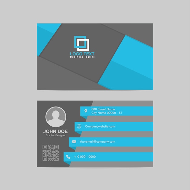 Abstract Business Card, Identity Card Template