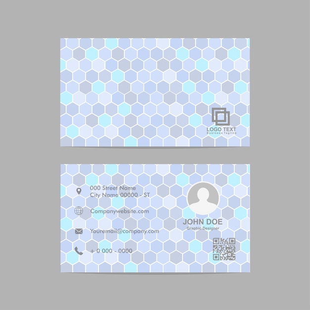 Abstract Business Card, Identity Card Template