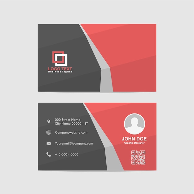 Abstract Business Card, Identity Card Template