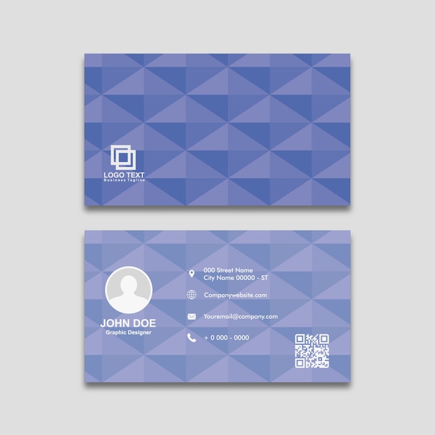 Abstract Business Card, Identity Card Template