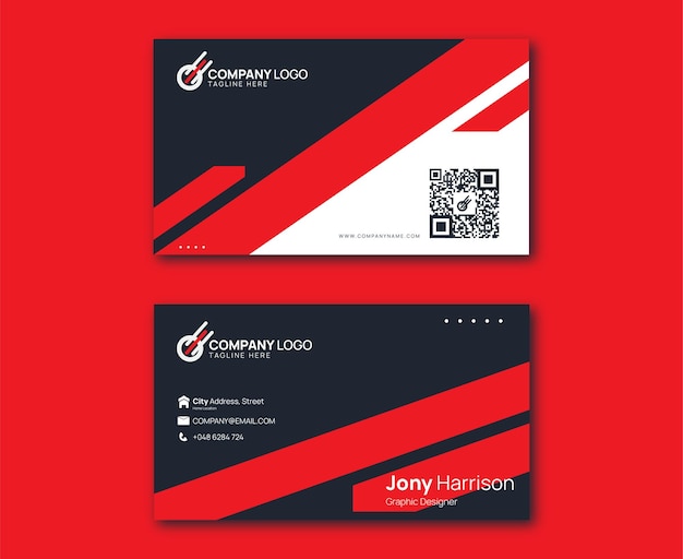 Abstract business card template