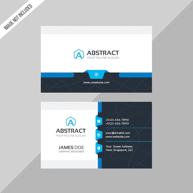 Abstract business card template