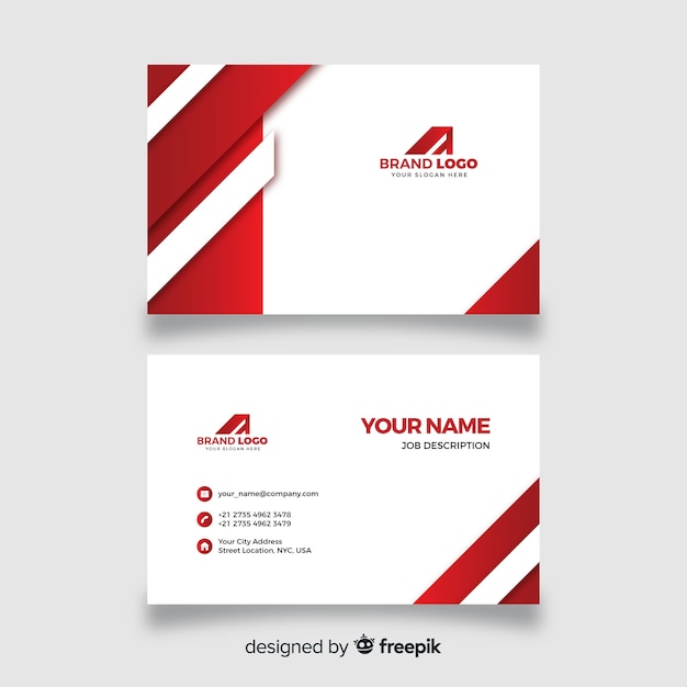 Abstract business card template