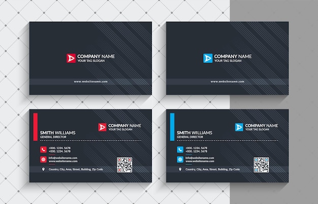 Abstract Business Card Template