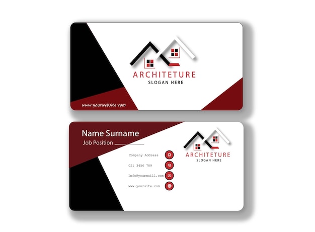 Abstract business card template