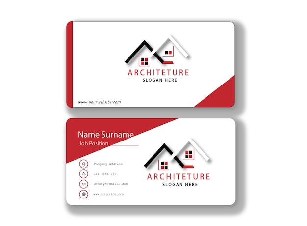 Abstract business card template