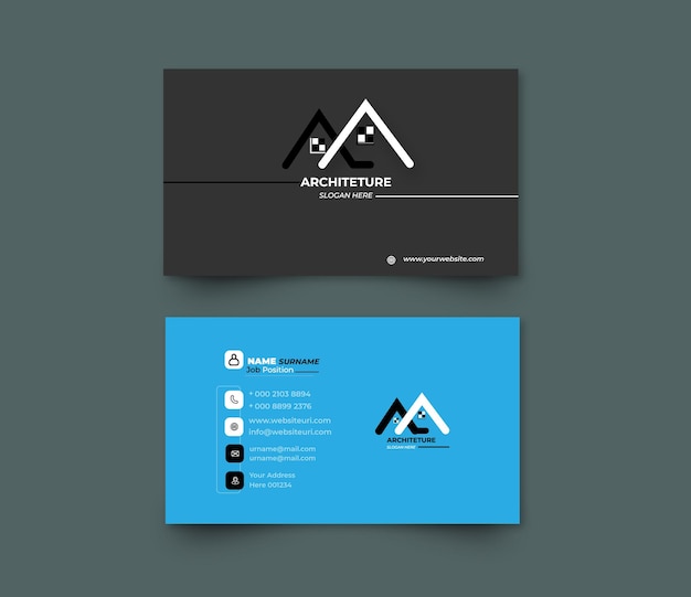 Abstract business card template