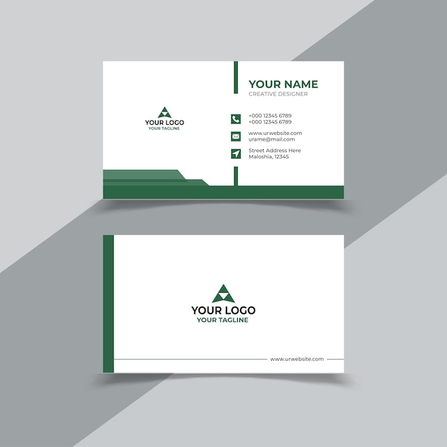 Abstract business card template