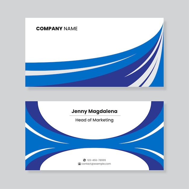 Abstract business card template