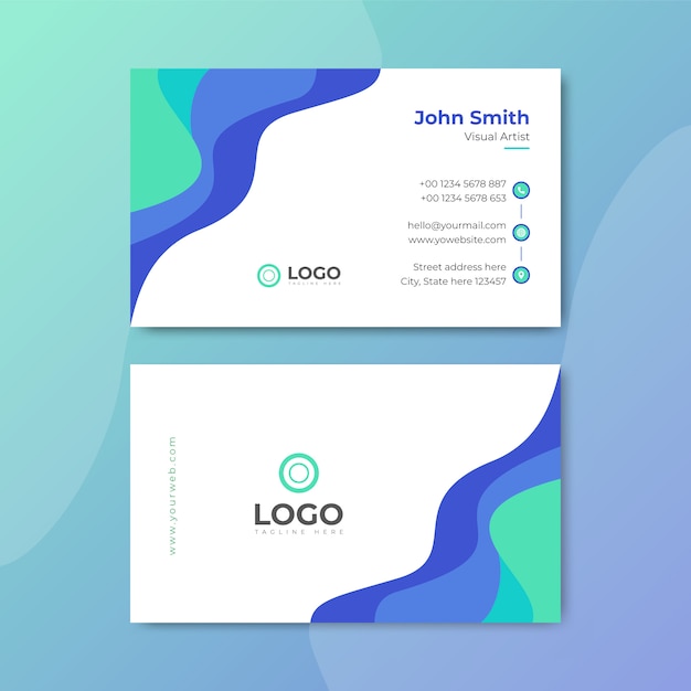 Abstract business card Template