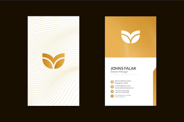 Abstract Business Card Template